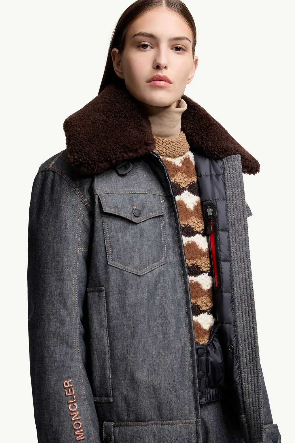 Yunque Denim Insulated Ski Jacket