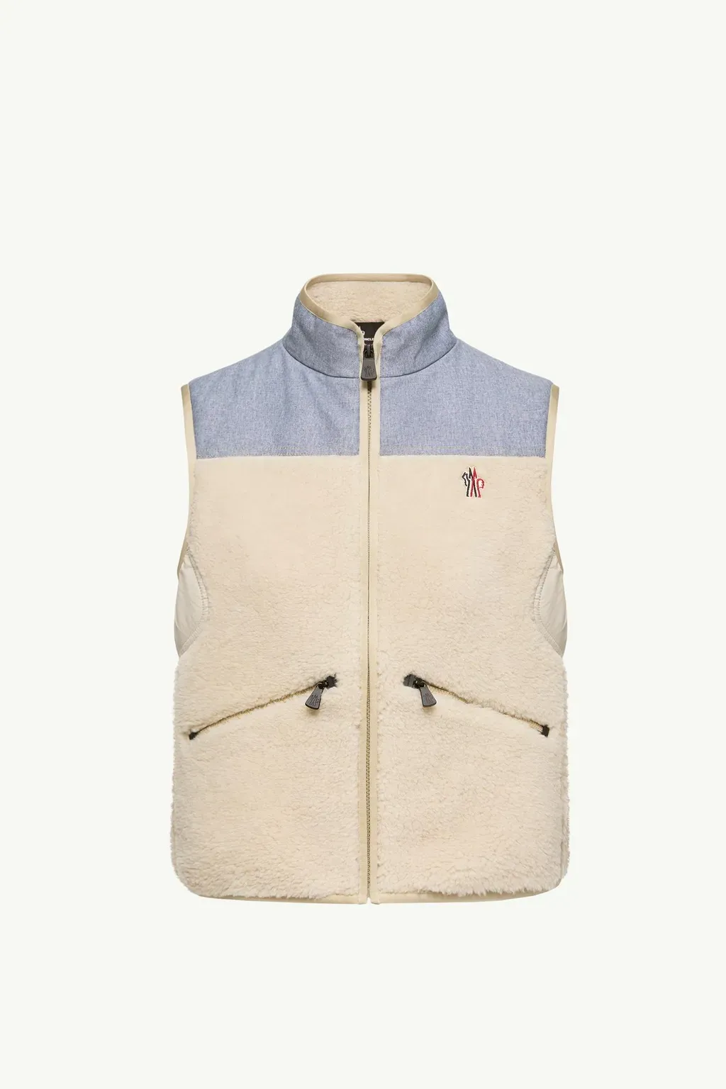 Teddy & Chambray Gilet