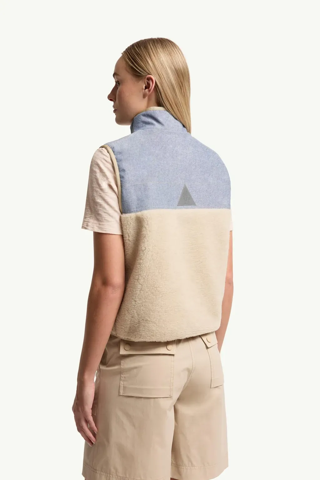 Teddy & Chambray Gilet