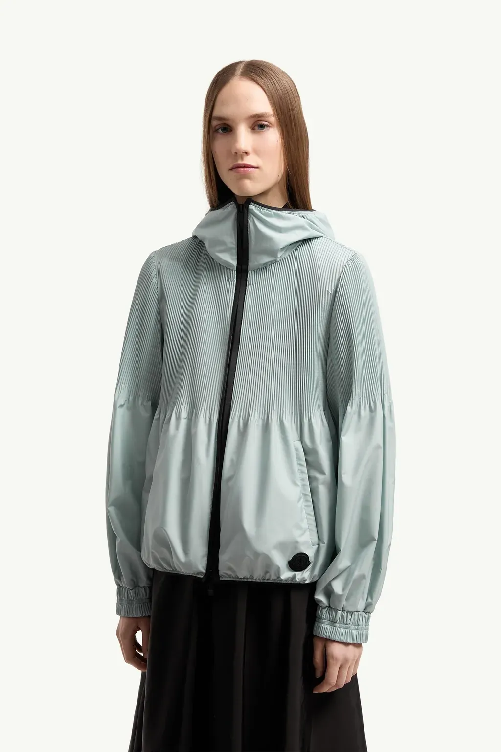 Anemone Pleated Hooded Jacket