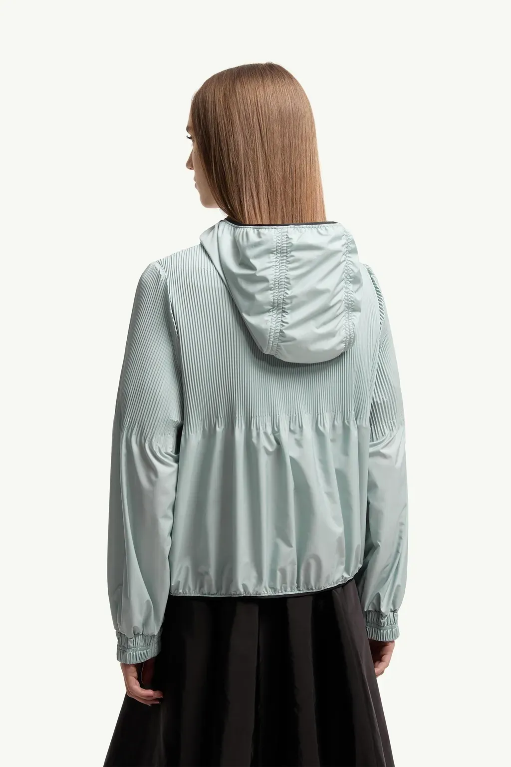 Anemone Pleated Hooded Jacket