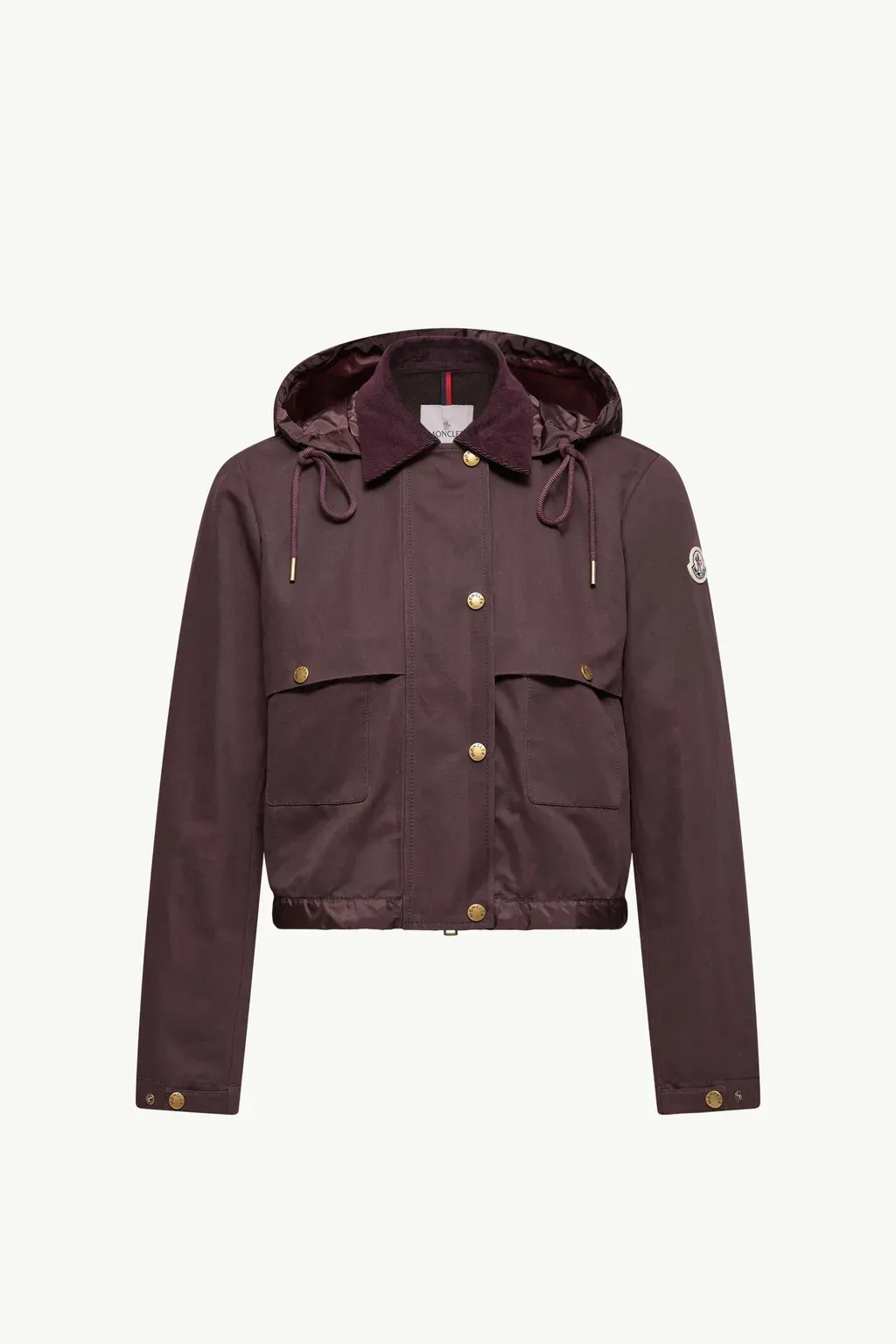 Aconitum Hooded Cotton & Linen Blend Shirt Jacket