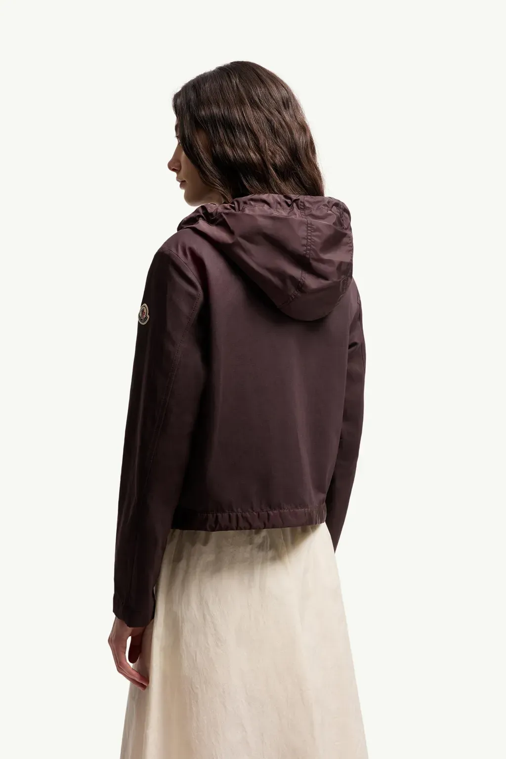 Aconitum Hooded Cotton & Linen Blend Shirt Jacket