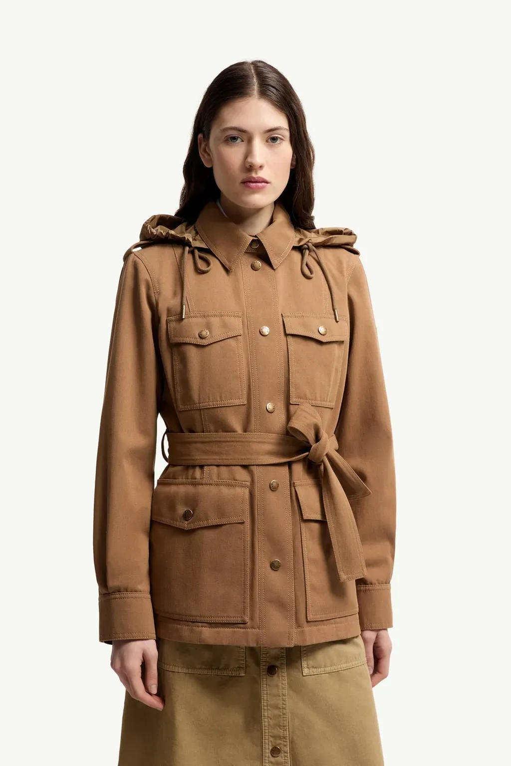 Centaurea Hooded Gabardine Field Jacket