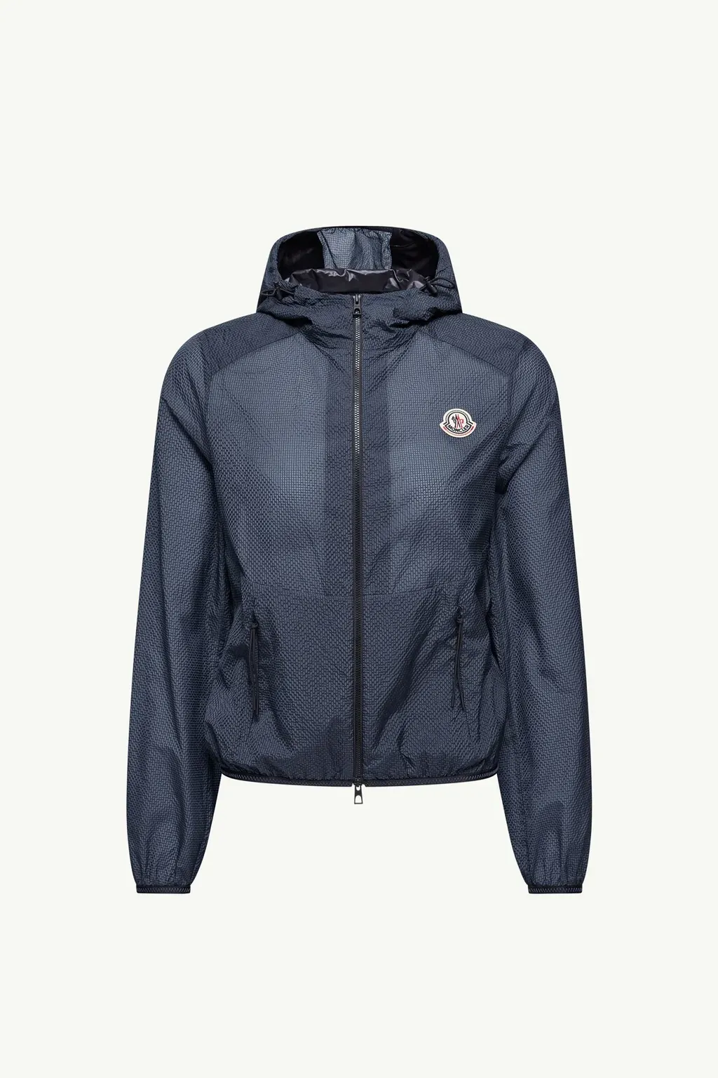 Edasic Seersucker Hooded Jacket