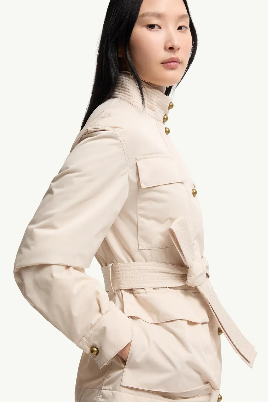 Maitake Belted Short Jacket