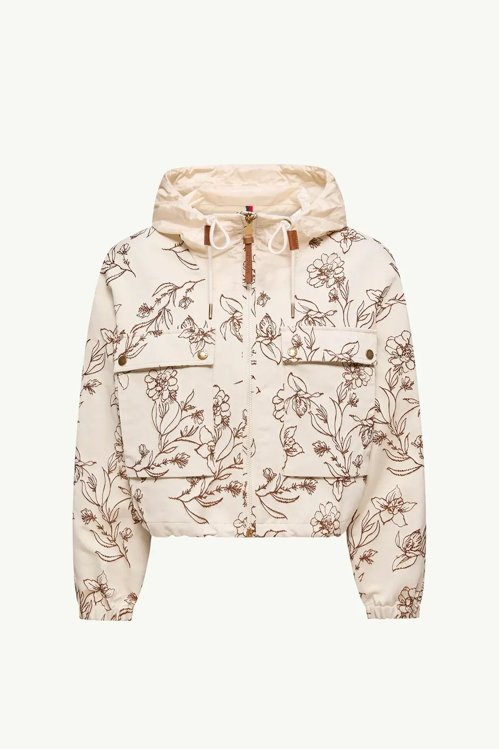 Nepeta Hooded Floral Print Jacket