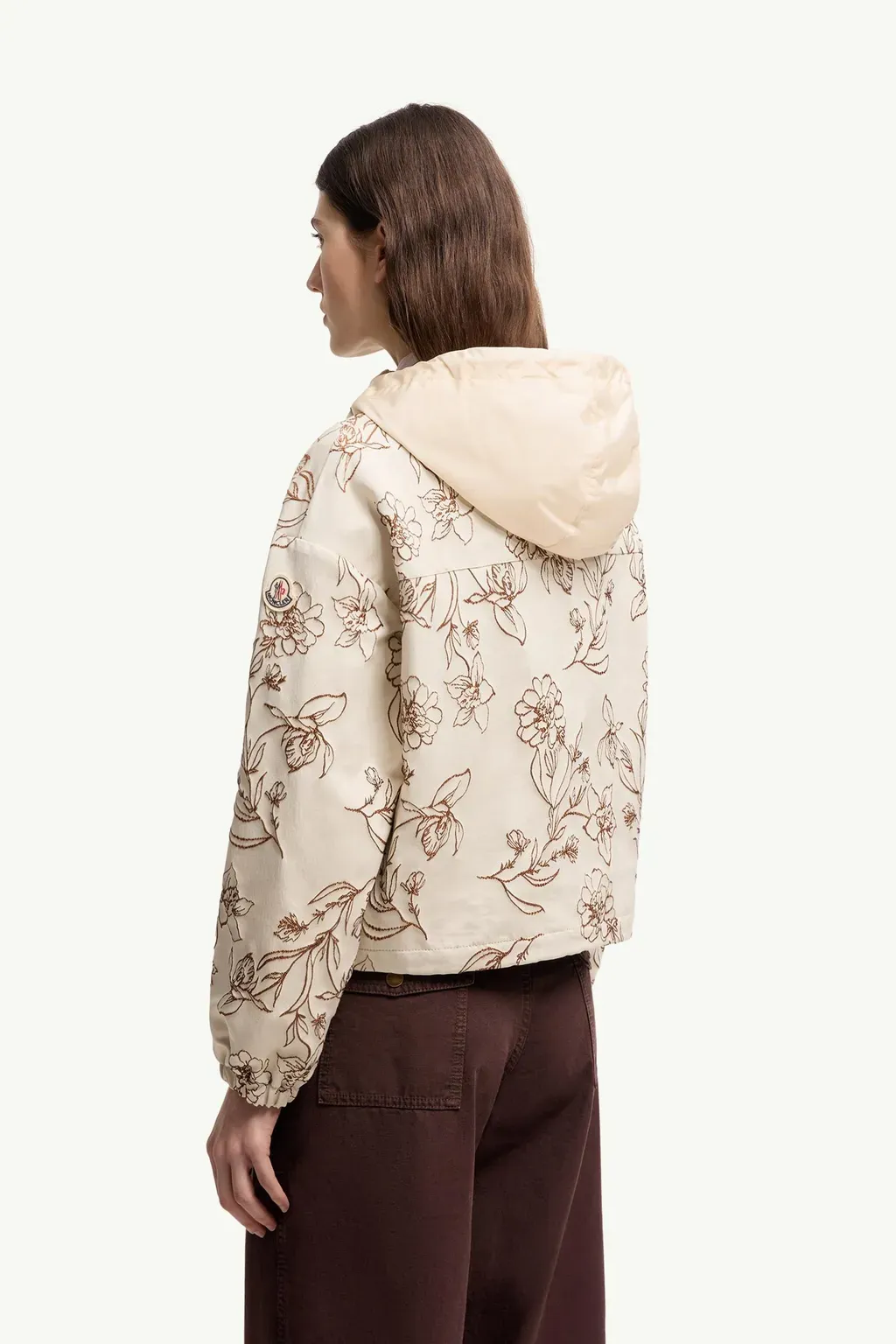 Nepeta Hooded Floral Print Jacket