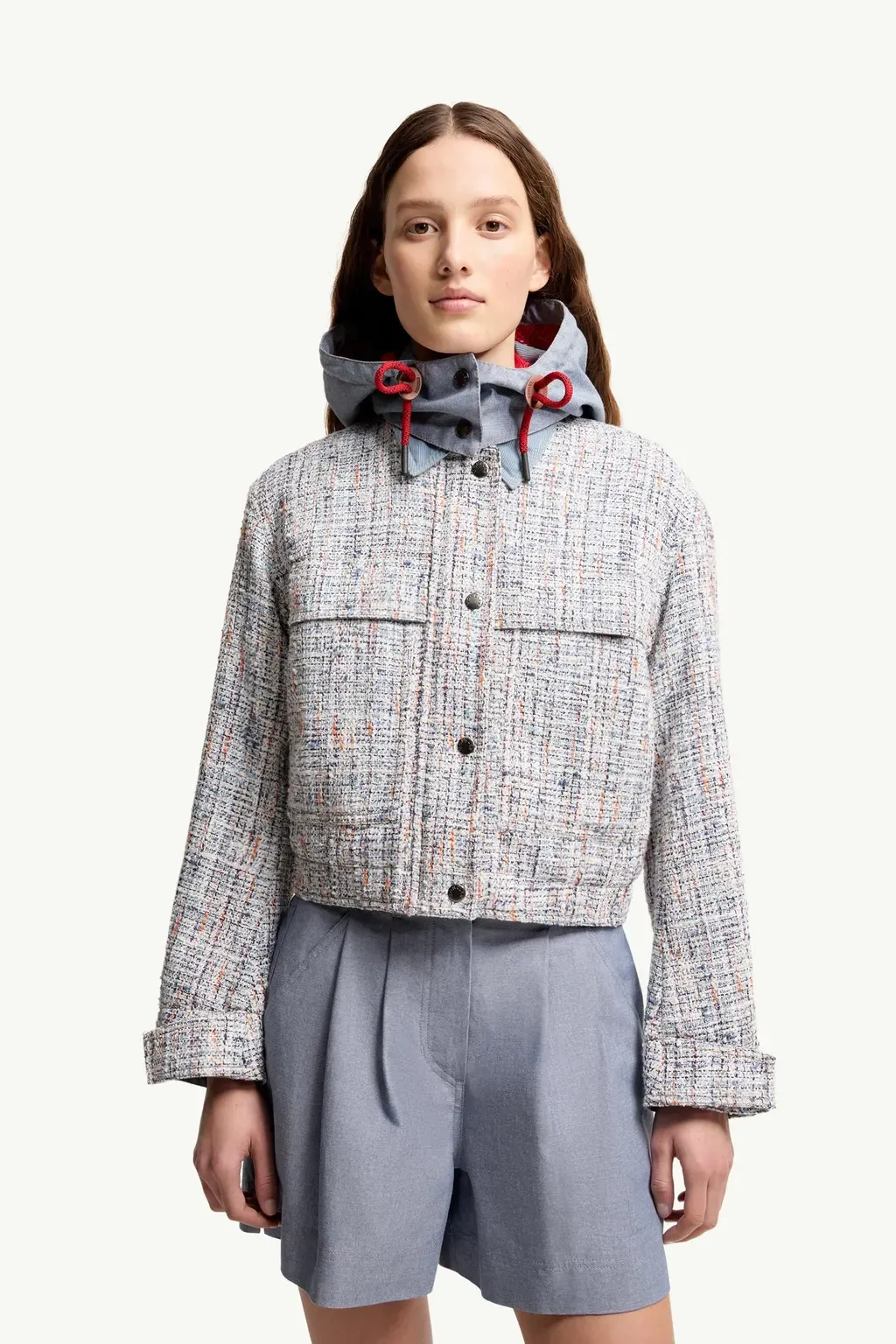 Termez Hooded Tweed Jacket