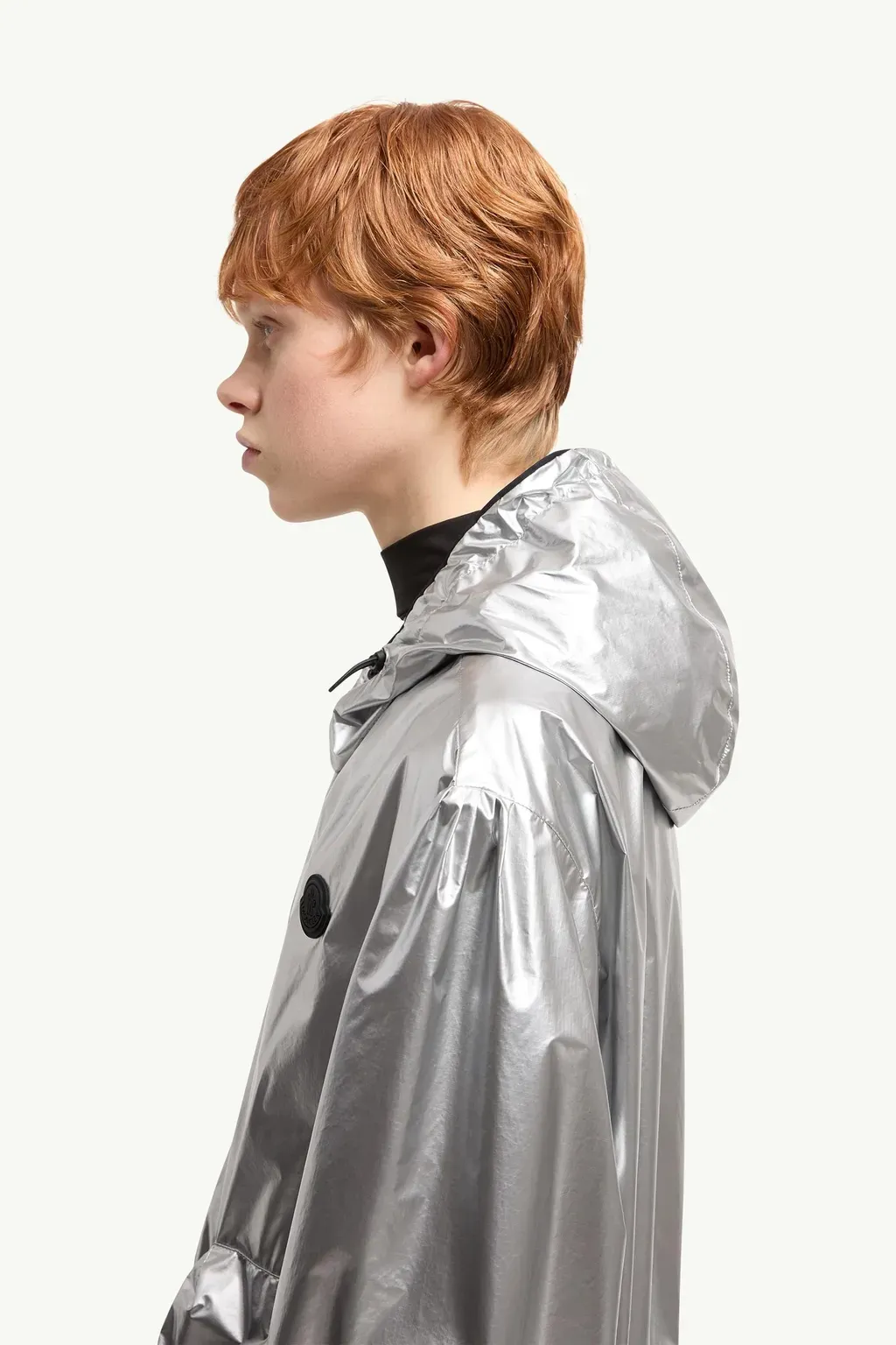 Ylang Hooded Metallic Jacket