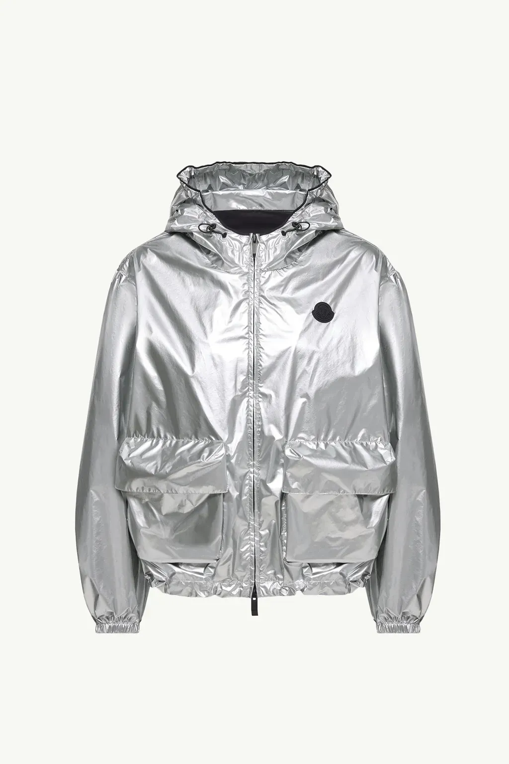 Ylang Hooded Metallic Jacket