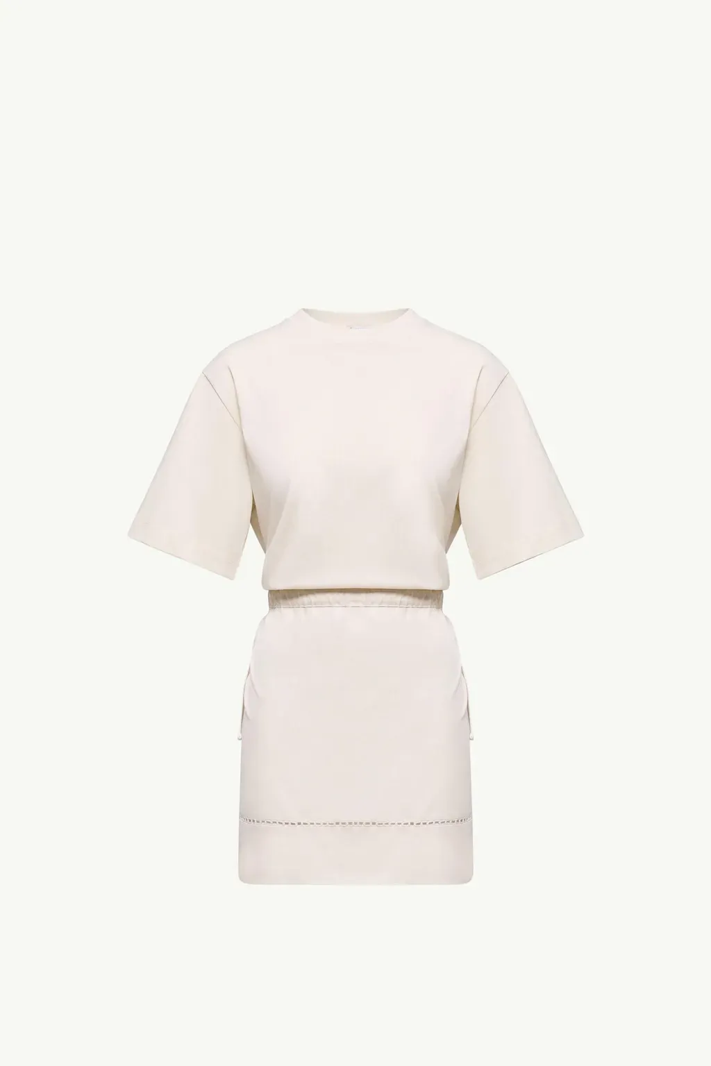 Cotton Blend Mini T-Shirt Dress