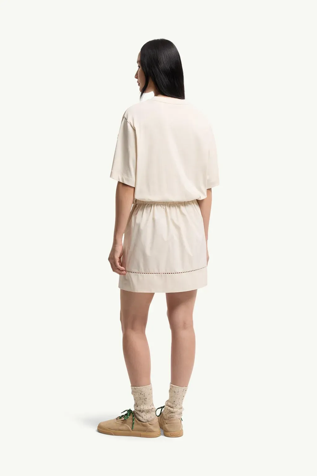 Cotton Blend Mini T-Shirt Dress