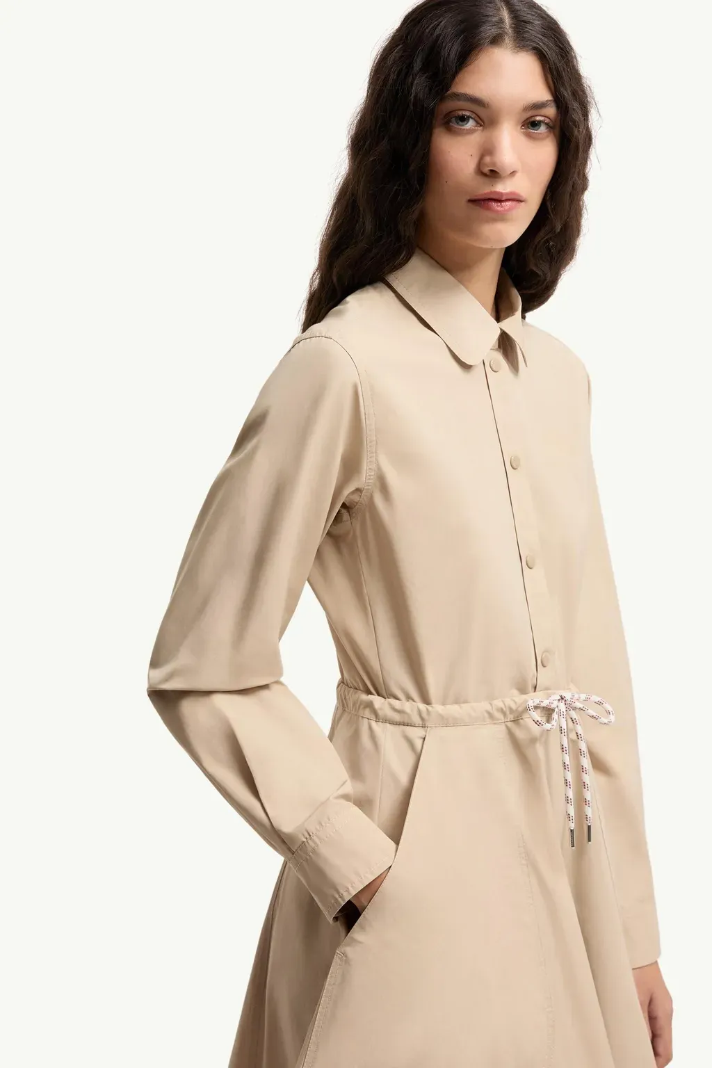 Poplin Midi Shirt Dress