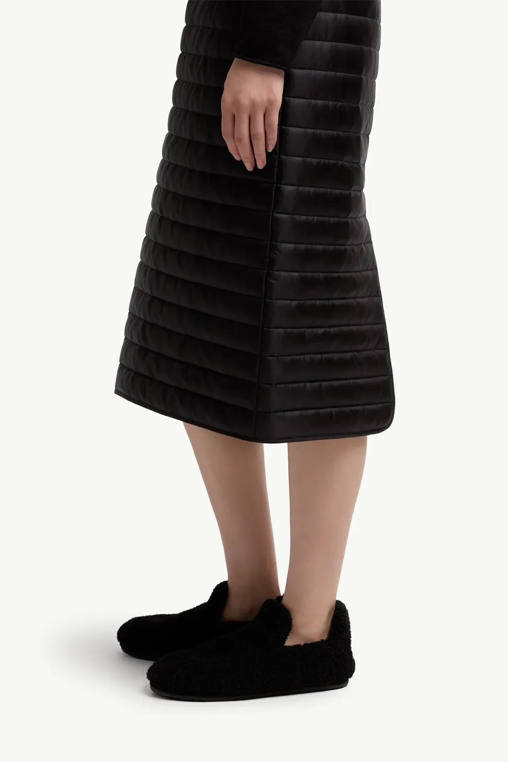 Moncler + Qiu Hao Padded Midi Skirt