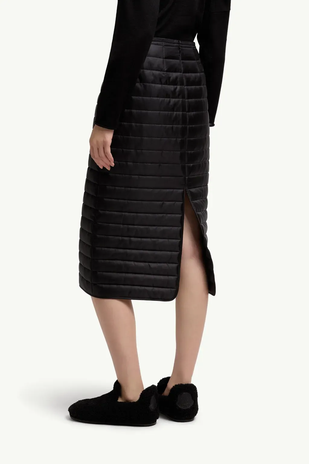 Moncler + Qiu Hao Padded Midi Skirt