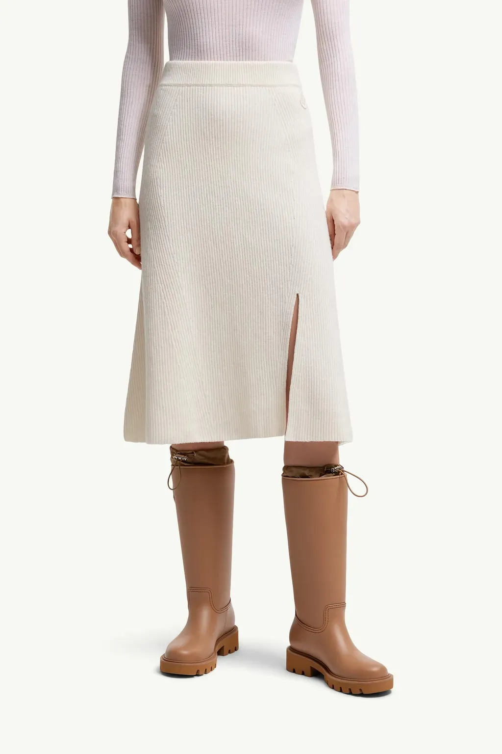 Wool & Cashmere Midi Skirt