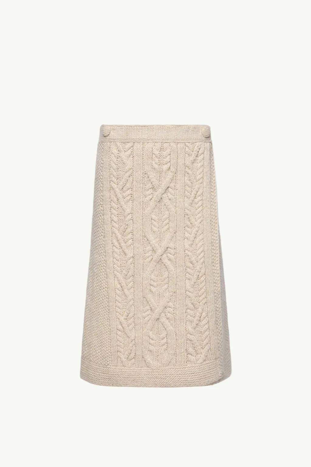 Wool & Mohair Blend Wrap Skirt