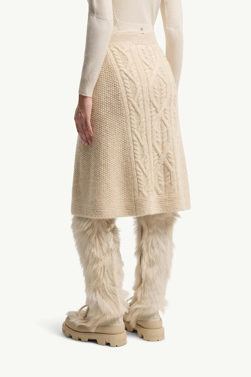 Wool & Mohair Blend Wrap Skirt