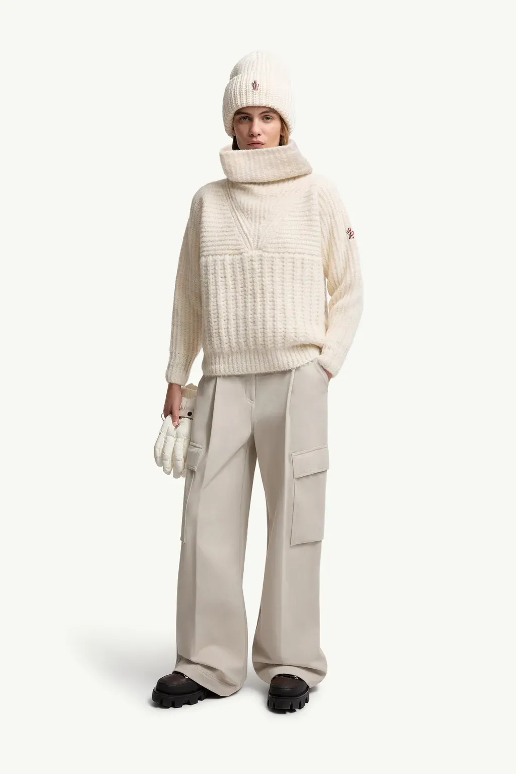 Alpaca Blend Polo Neck Jumper