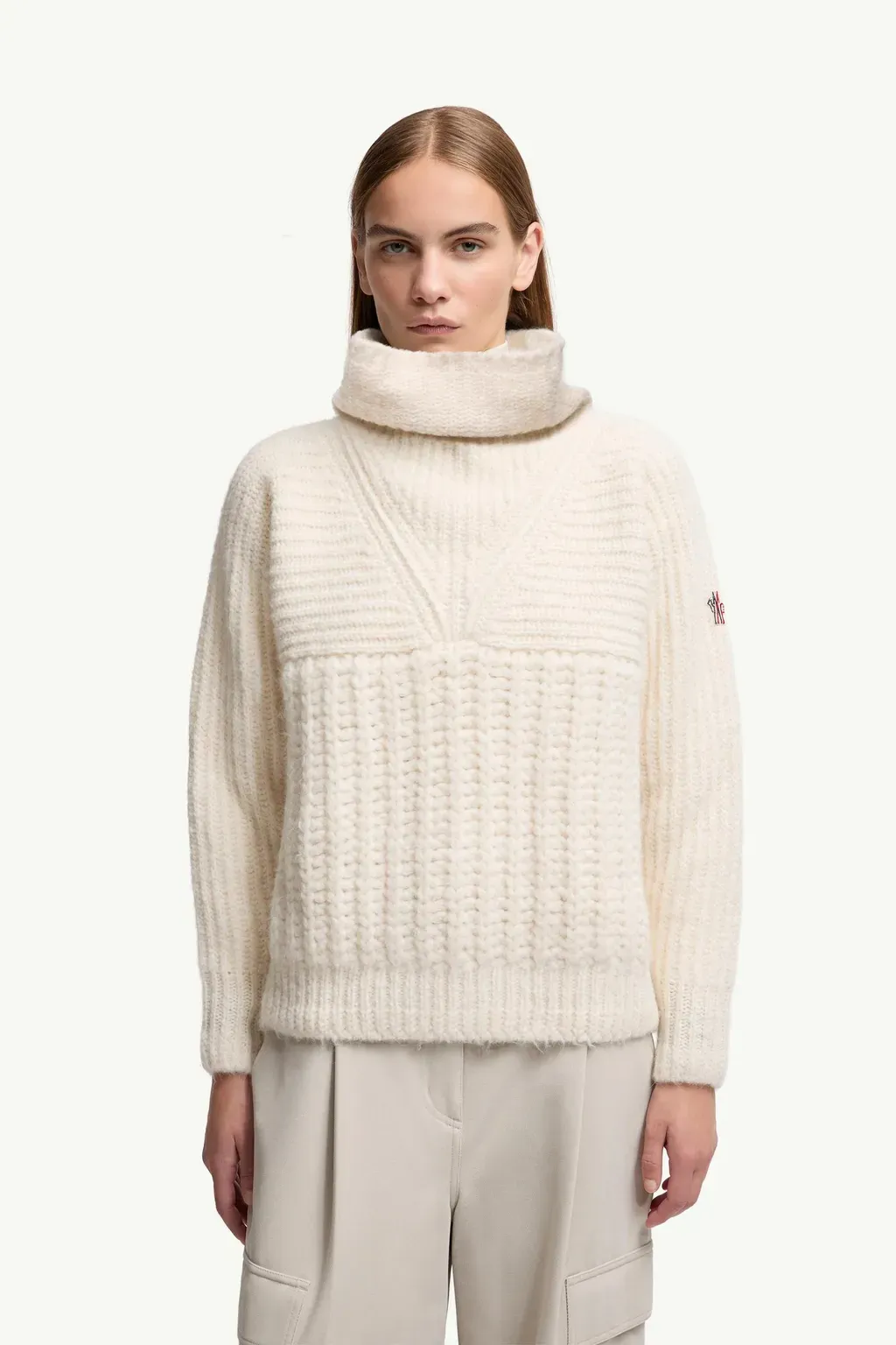 Alpaca Blend Polo Neck Jumper