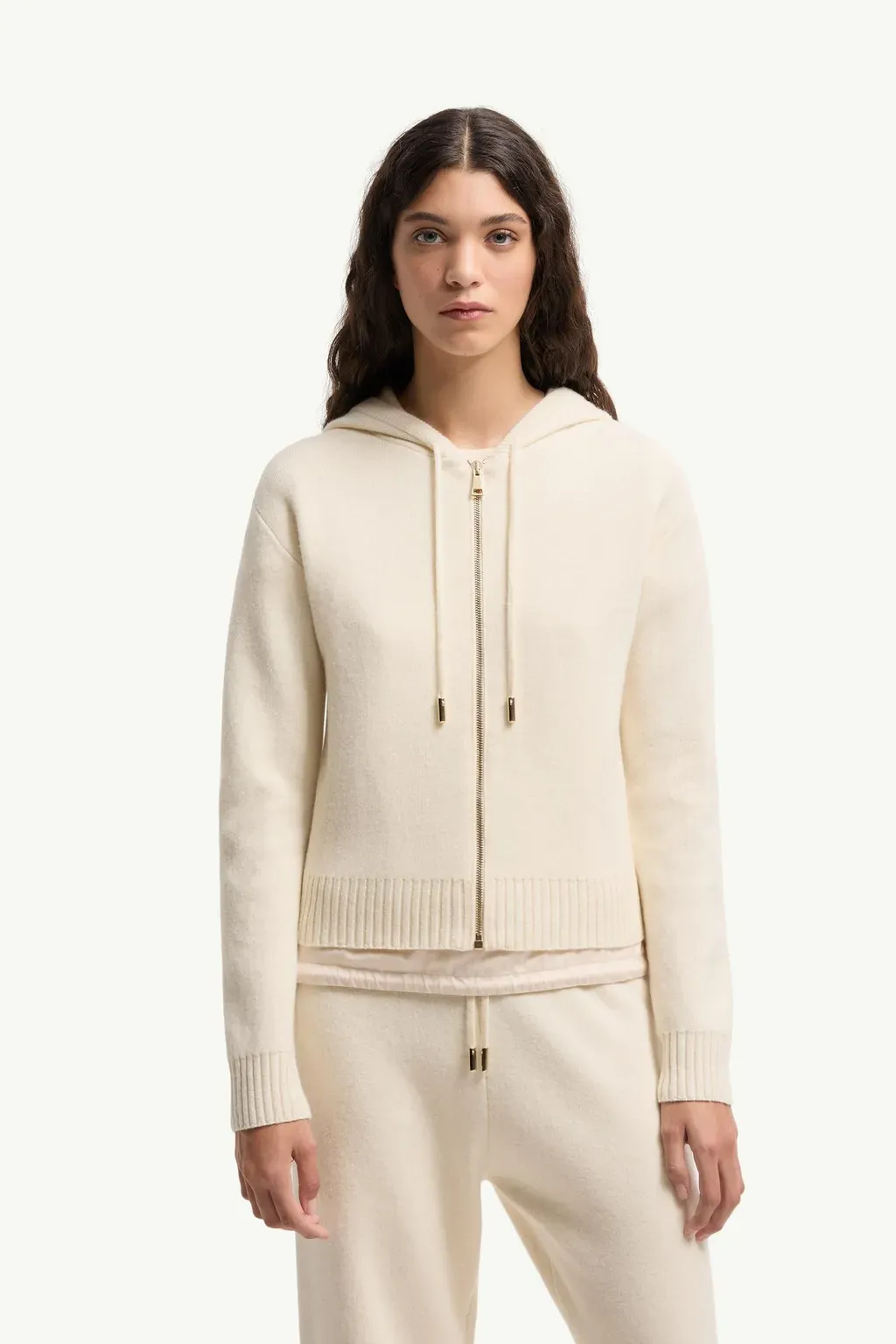 Cashmere & Wool Zip-Up Hoodie