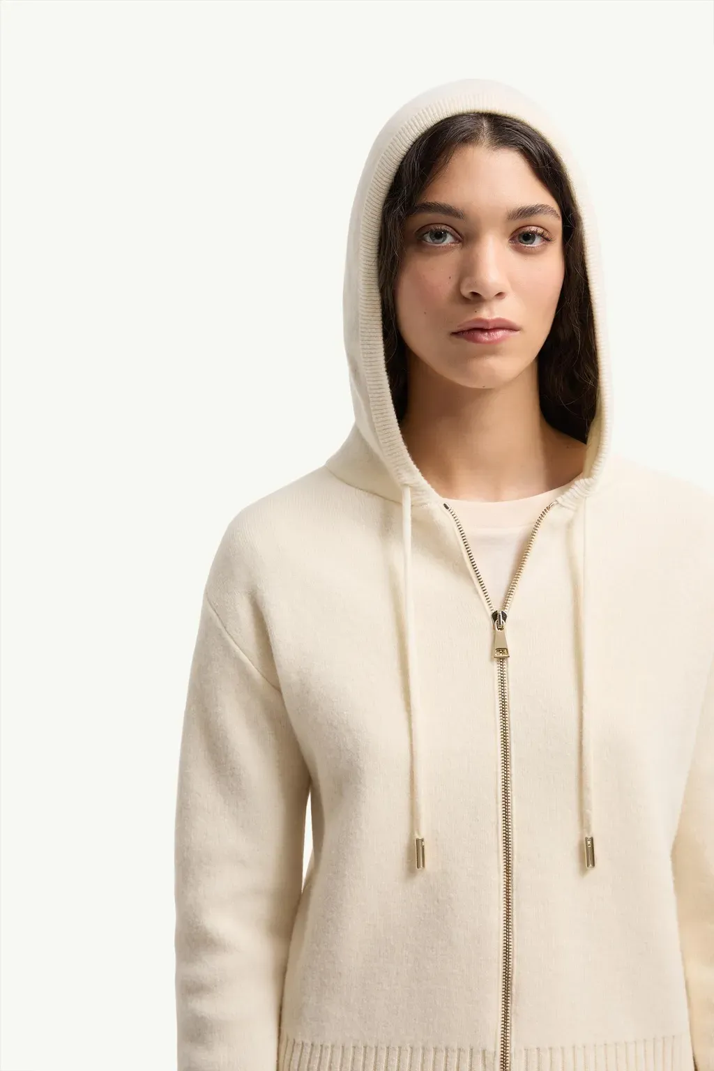 Cashmere & Wool Zip-Up Hoodie