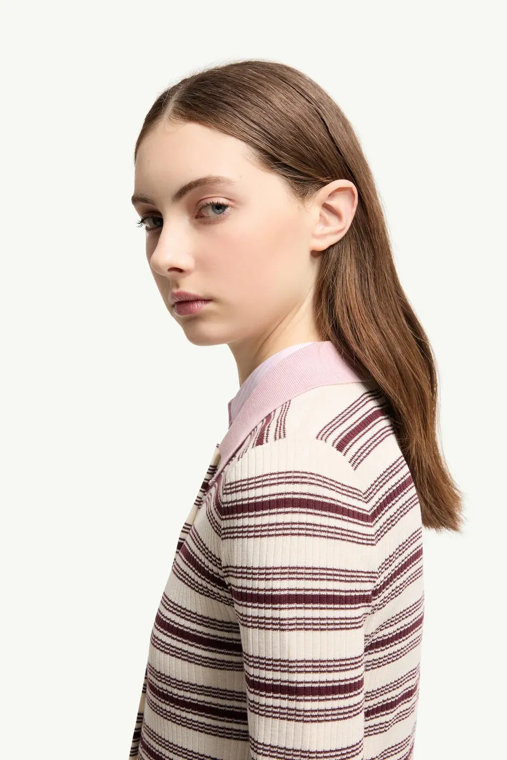 Cotton CrÊPe Polo Shirt