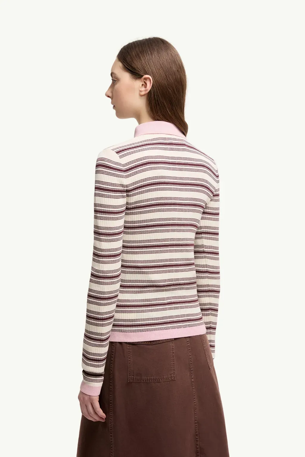 Cotton CrÊPe Polo Shirt