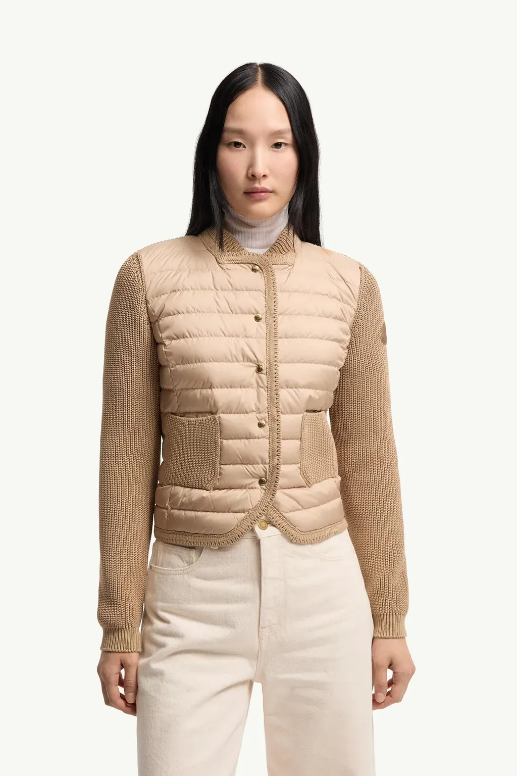 Cotton Padded Cardigan