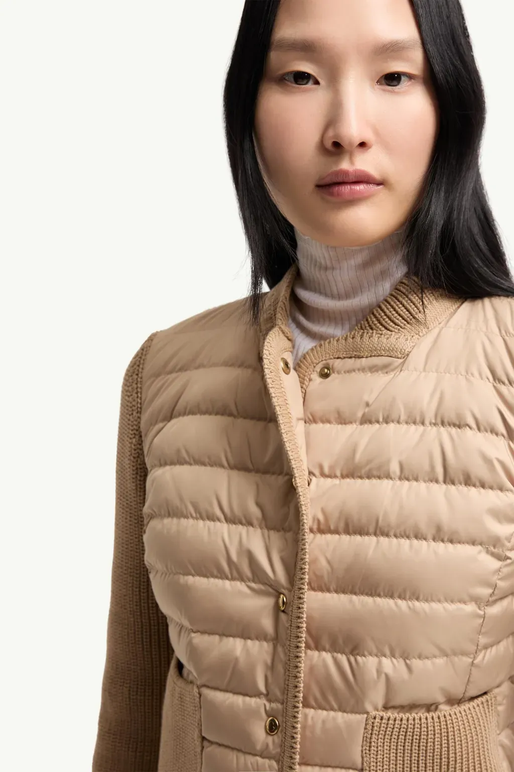Cotton Padded Cardigan