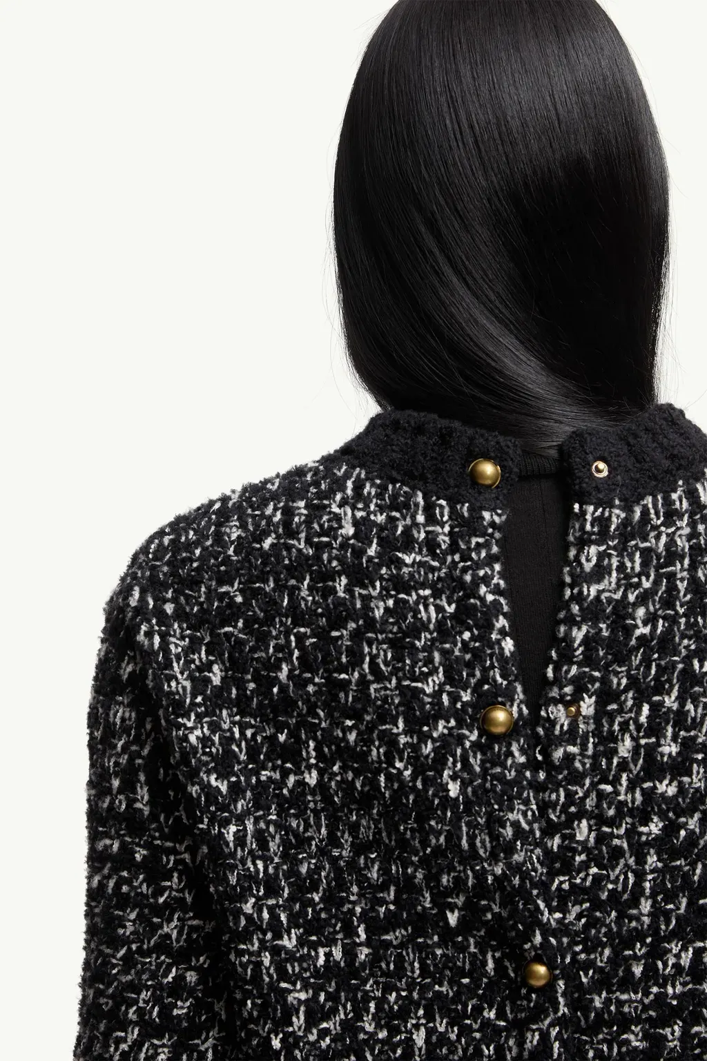 Fringe-Trim Wool Blend Jumper