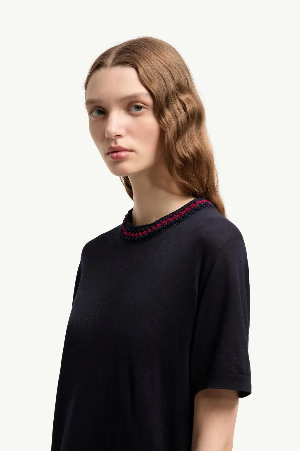 Jacquard Logo Wool Jumper
