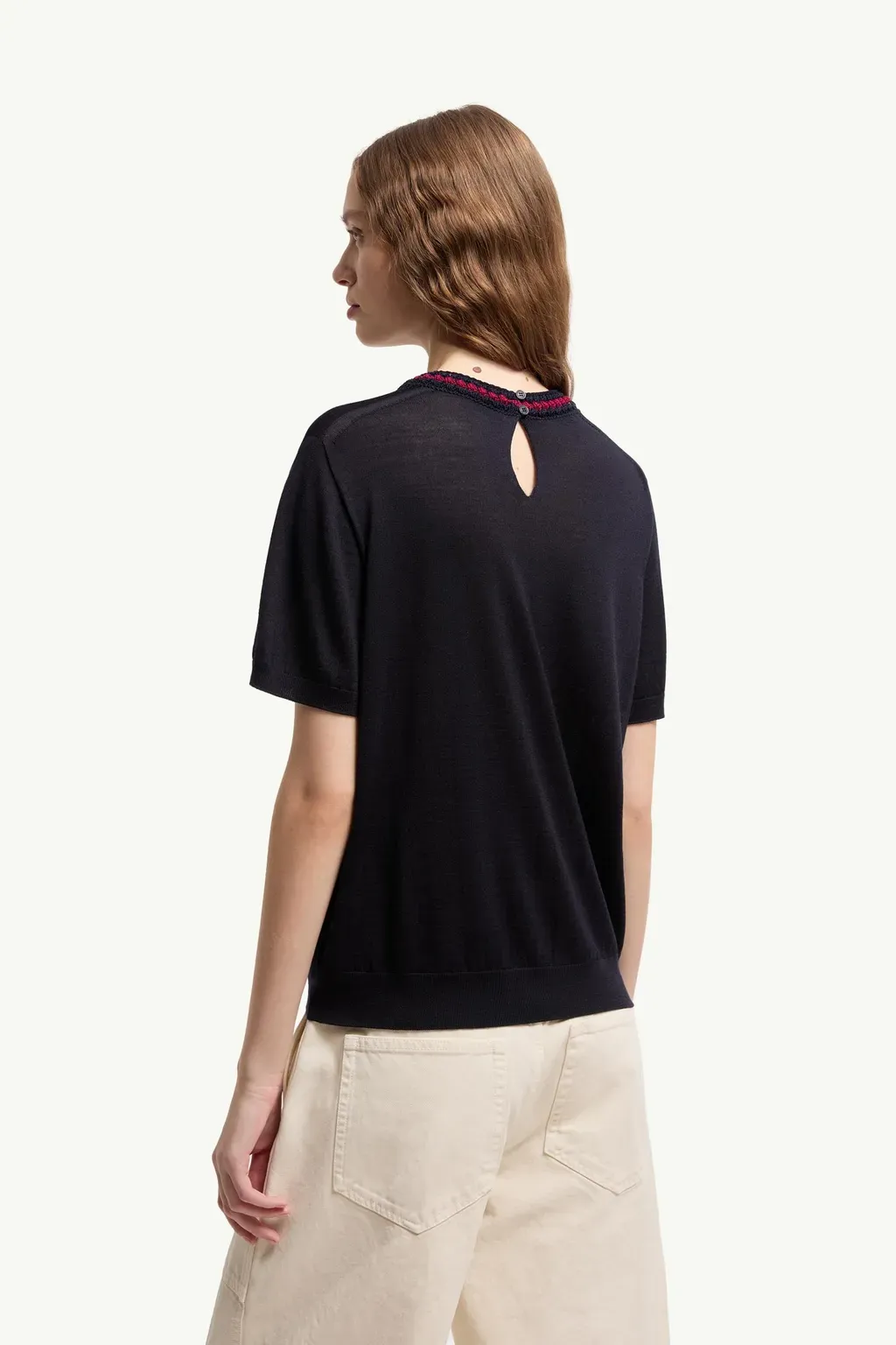 Jacquard Logo Wool Jumper