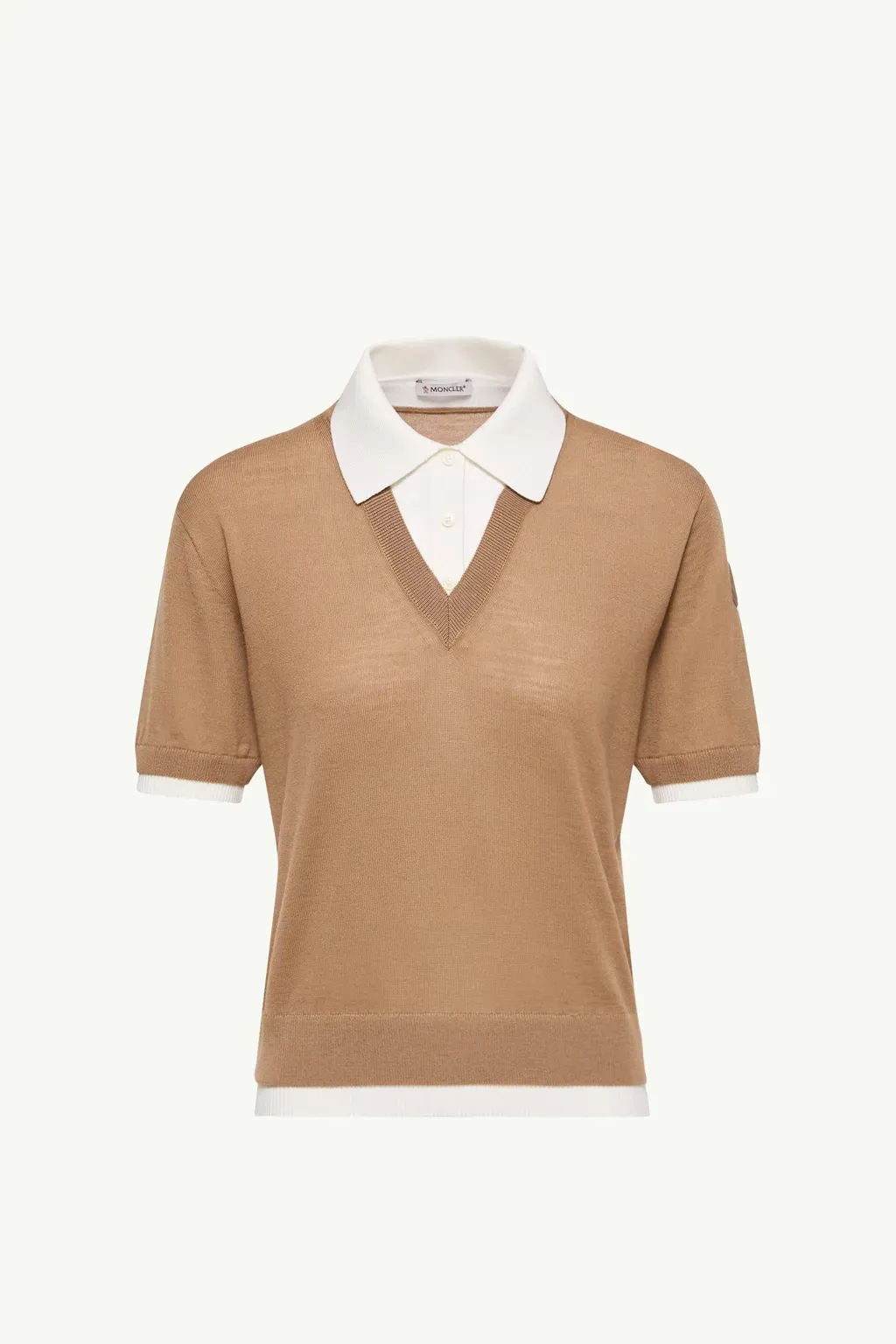 Layered Wool Polo Shirt