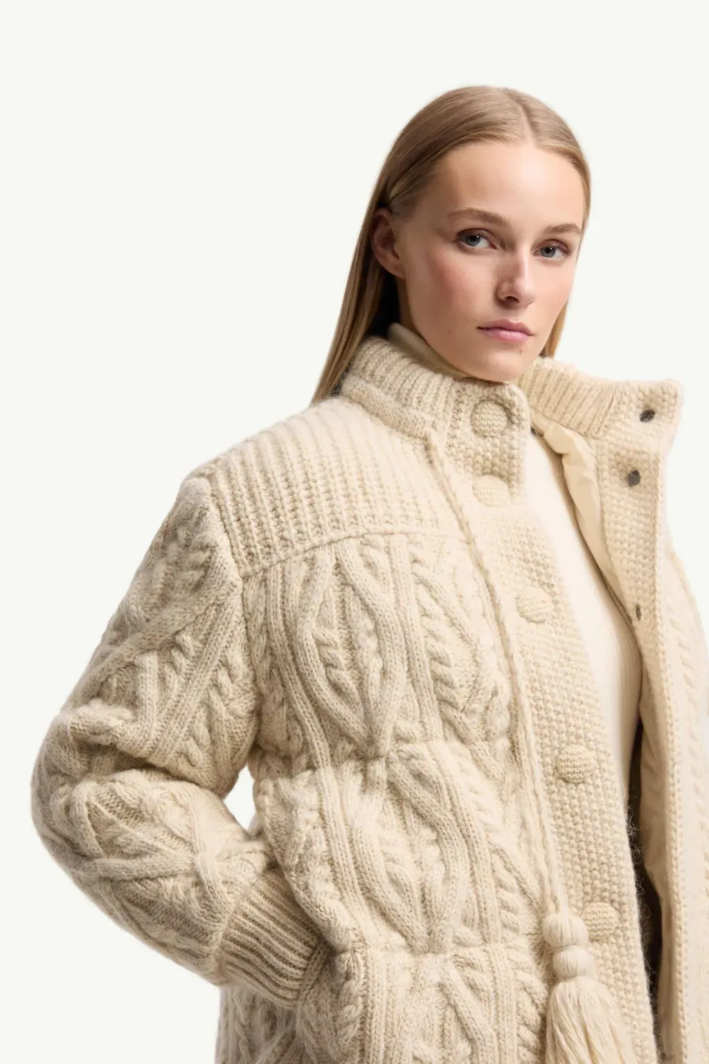 Melgven Wool Blend Short Down Jacket