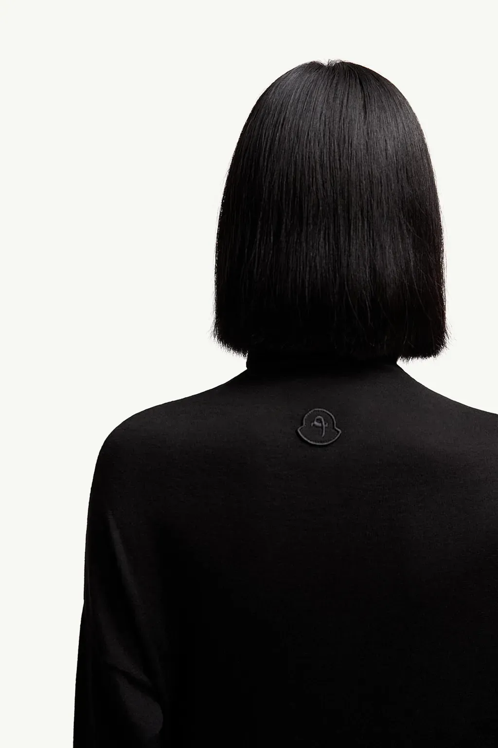 Moncler + Qiu Hao Wool & Silk Polo Neck Jumper