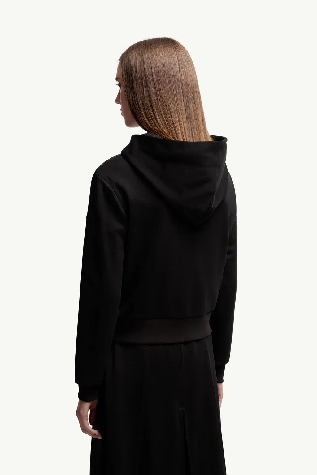 Padded Cotton Zip-Up Hoodie
