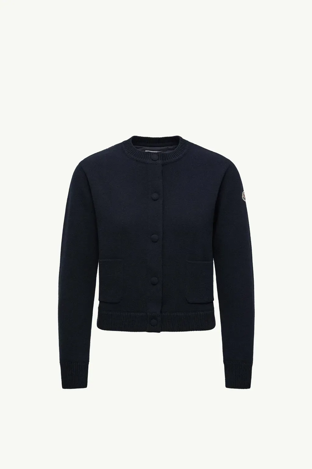 Padded Wool Cardigan