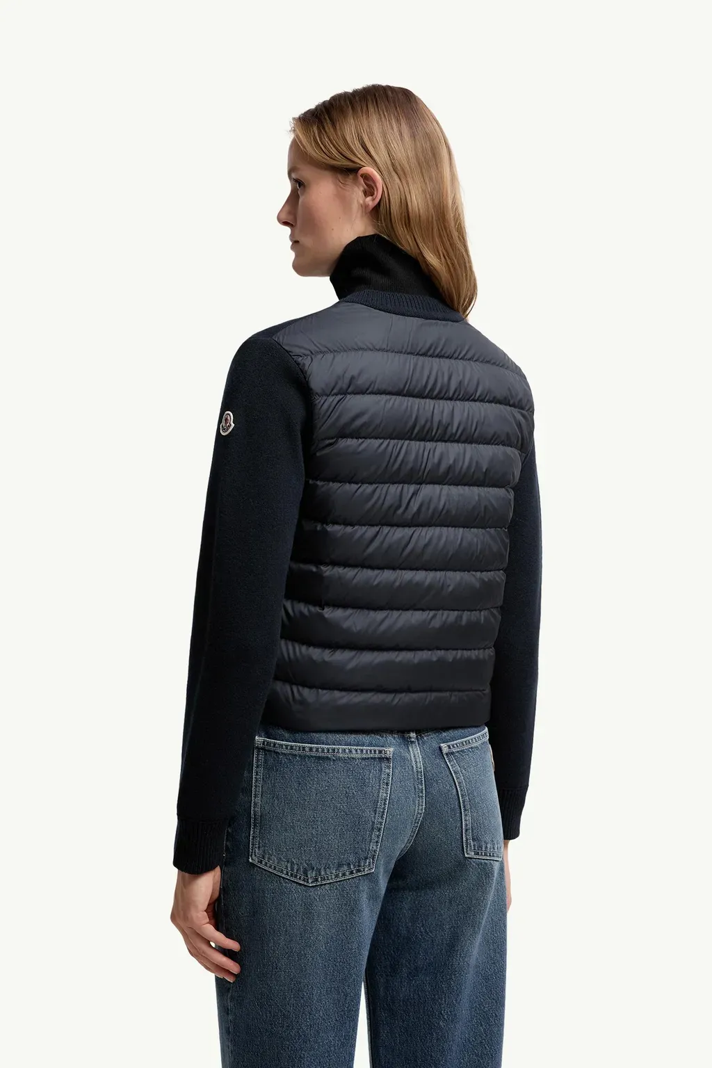 Padded Wool Cardigan