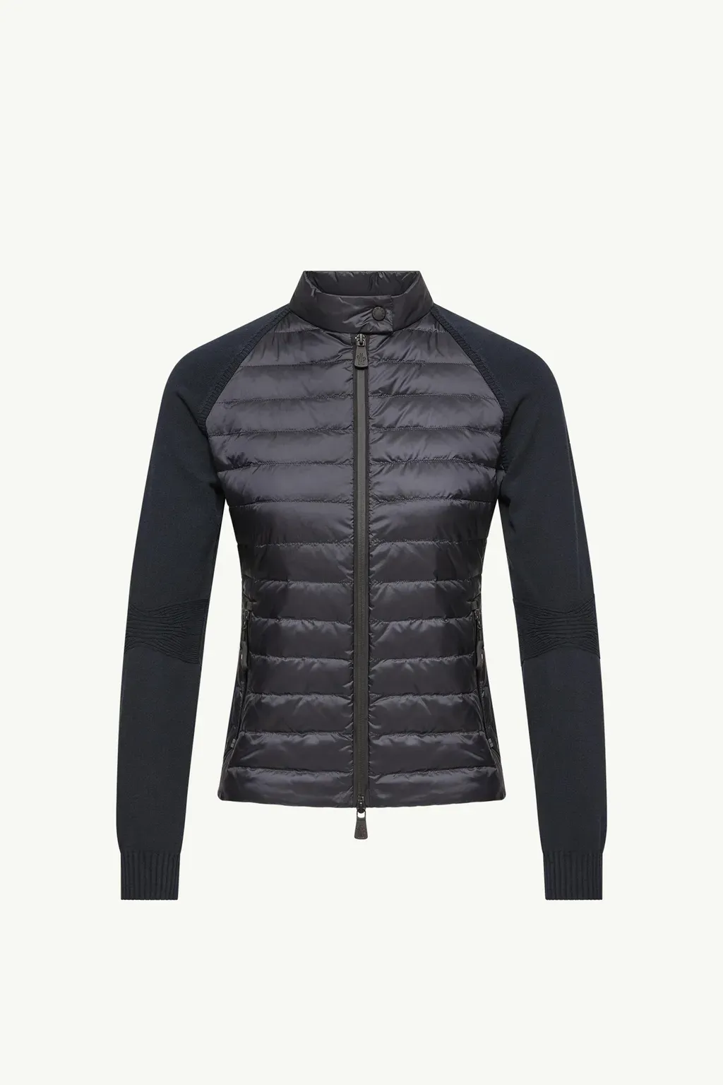 Padded Zip-Up Cardigan