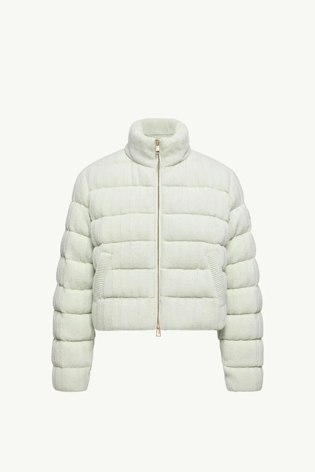 Wool & Cashmere Blend Padded Cardigan