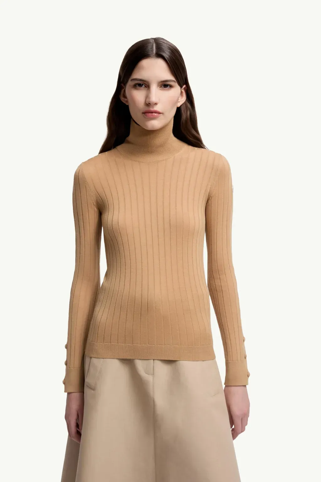 Wool & Cashmere Polo Neck Jumper