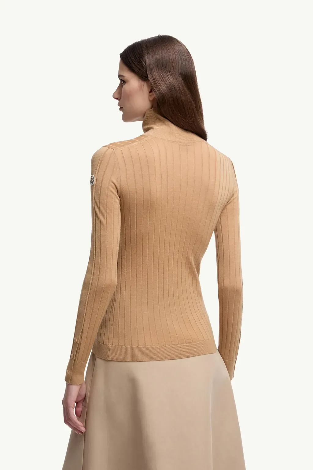 Wool & Cashmere Polo Neck Jumper