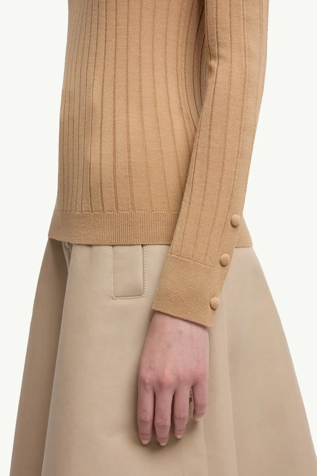 Wool & Cashmere Polo Neck Jumper