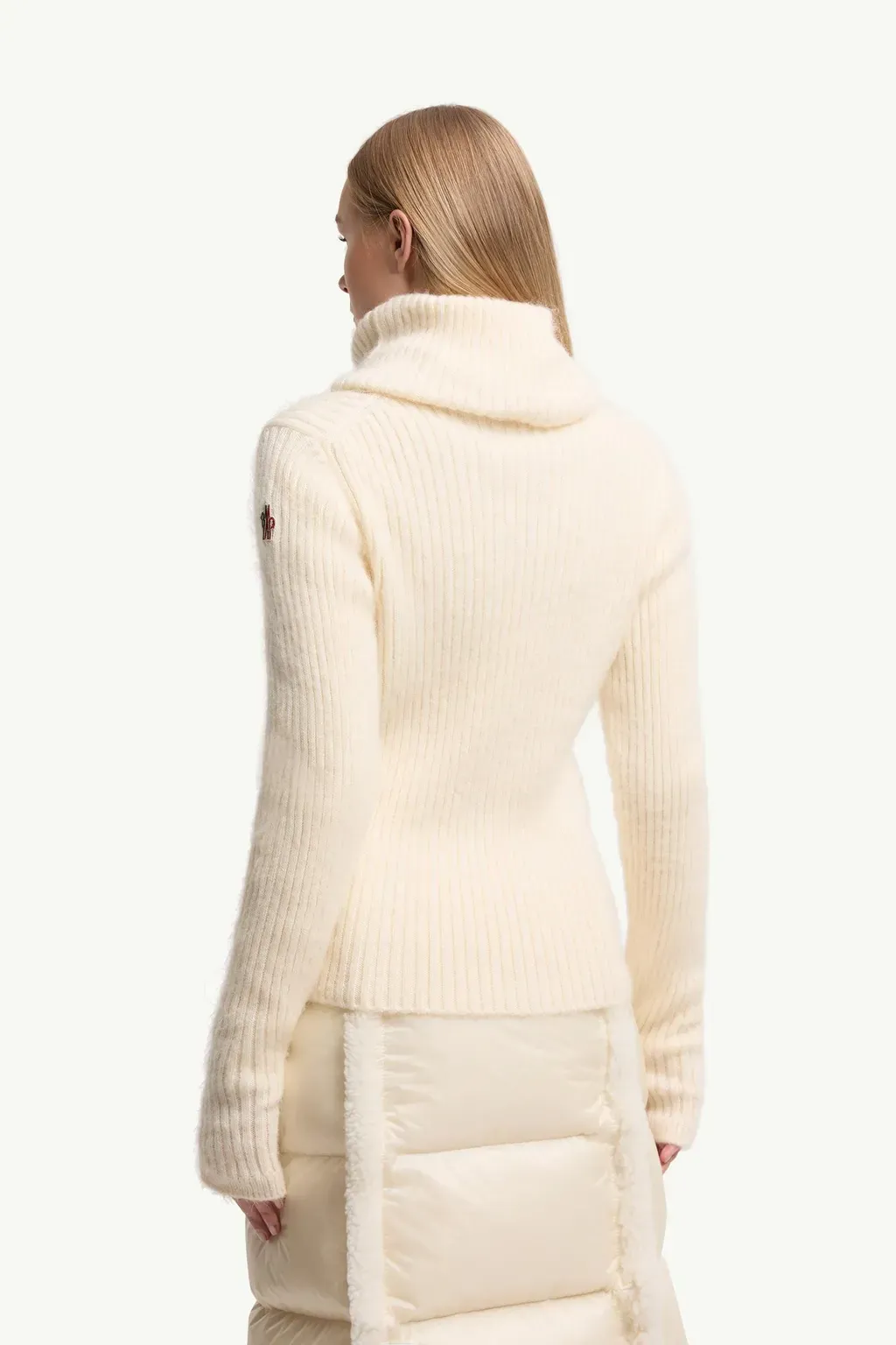 Wool & Mohair Blend Polo Neck Jumper