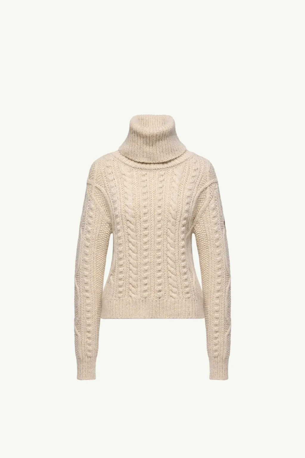 Wool & Mohair Blend Polo Neck Jumper