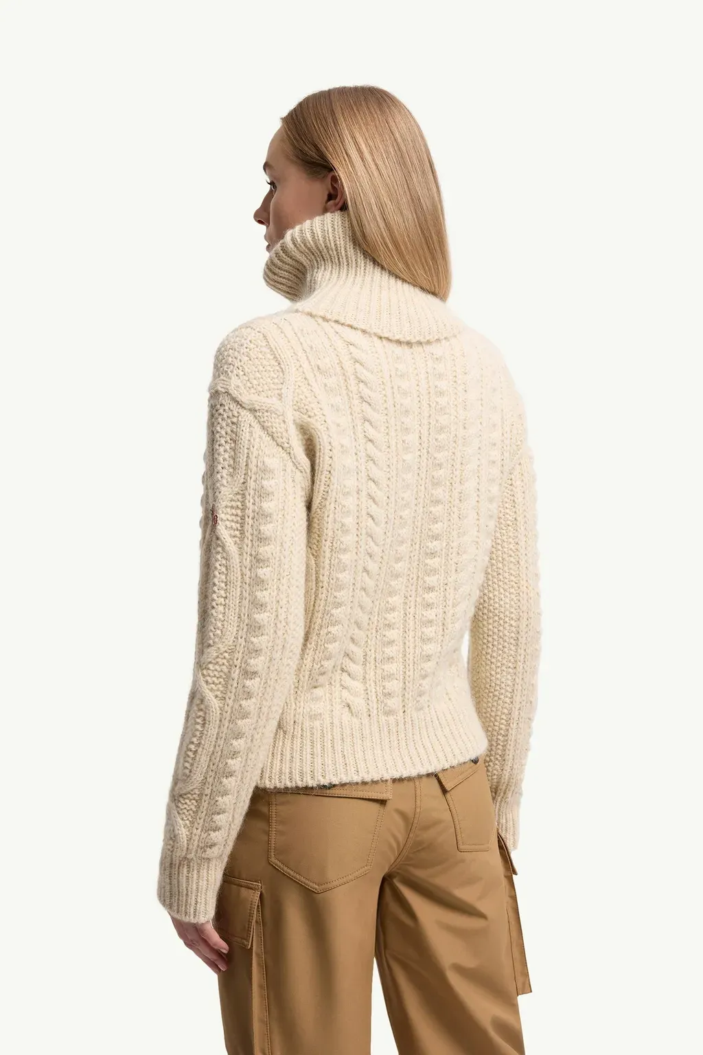 Wool & Mohair Blend Polo Neck Jumper