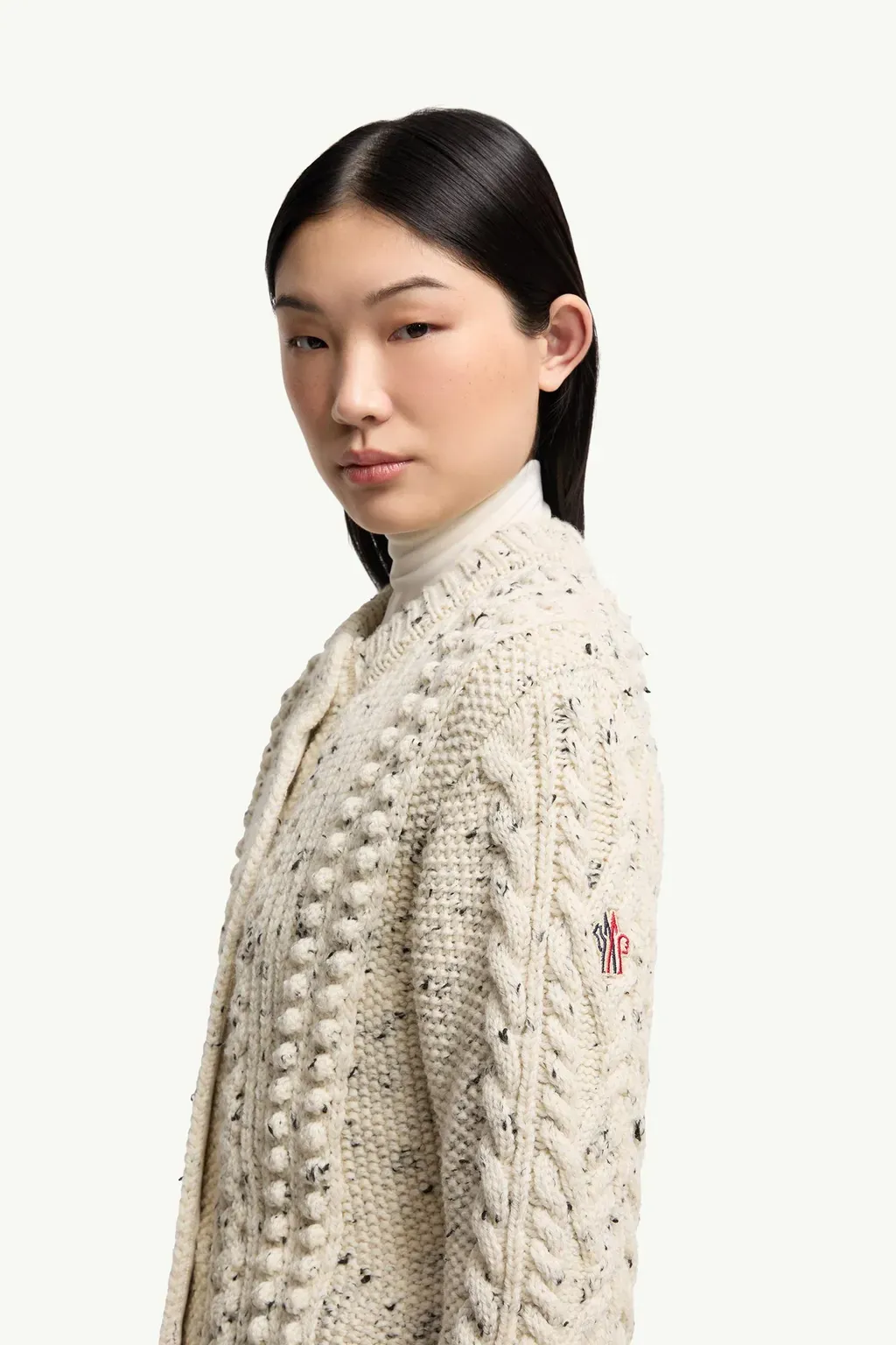 Wool Blend Polo Neck Jumper