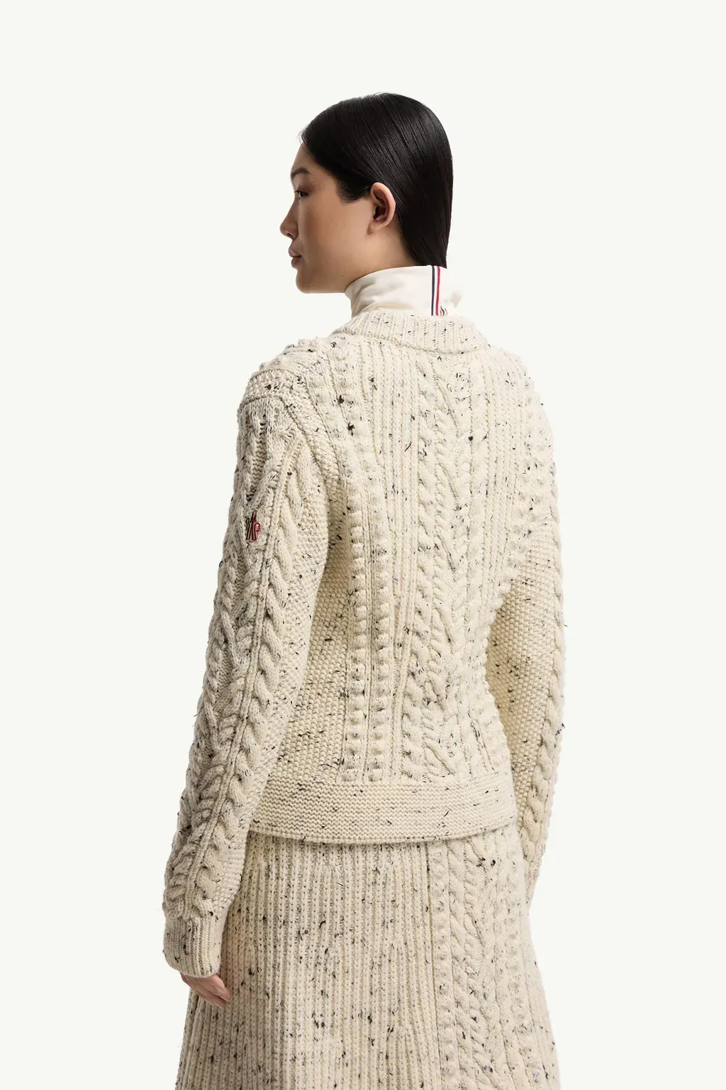 Wool Blend Polo Neck Jumper